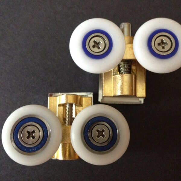 Roulette cabine douche double (lot de 4) 26mm